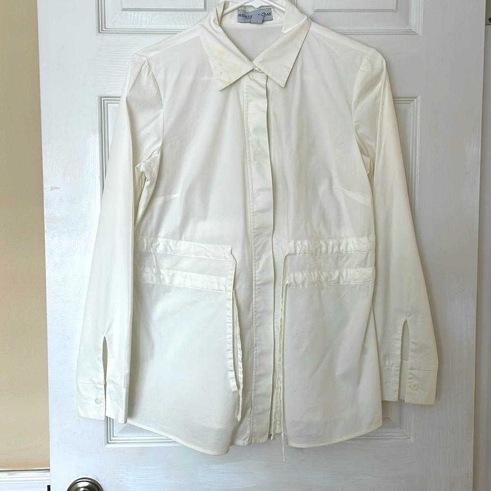 Women's Monterey Bay Long Sleeve Blouse White